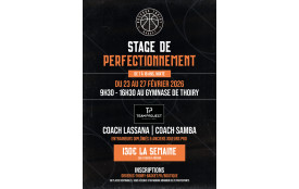 STAGE DE PERFECTIONNEMENT - 23 au 27 Février 2026